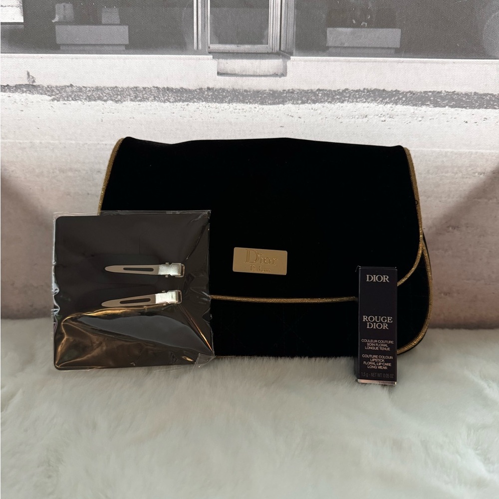 Dior Velvet Makeup Bag Bundle